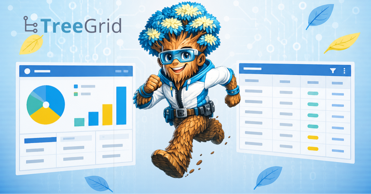 TreeGrid banner v pohybu