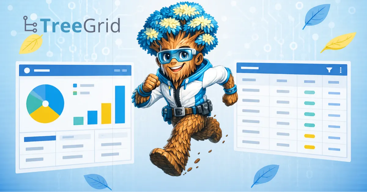 TreeGrid banner v pohybu